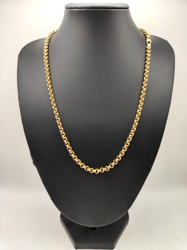 9ct yellow gold - 9ct, belcher