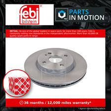 2x Brake Discs Pair Vented