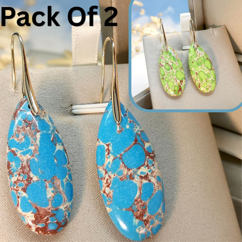 Natural turquoise drop - natural,