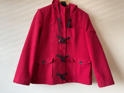 Ladies red duffle - red,