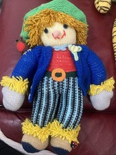 Hand Knitted 16 Inch Scarecrow