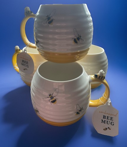 Set mug bee embossed - set,