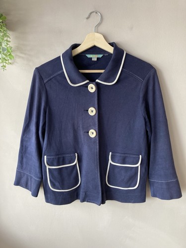 Boden navy cotton - navy, jacket