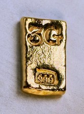 24ct Gold Bar 3 Gram Solid 999.9 Fine Gold Bullion AU