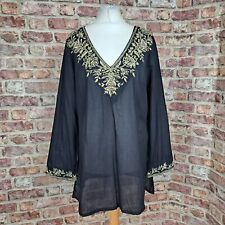East Top Kaftan Black Gold