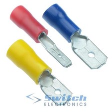 Male insulated crimp connector - crimp,