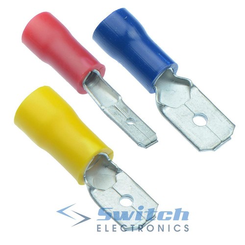 Male insulated crimp - male, connector