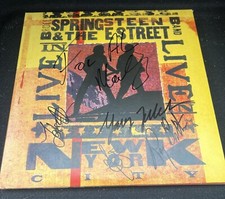 Hand Signed E Street Band Album Max Weinberg Steven Van Zandt  Garry Tallent +2