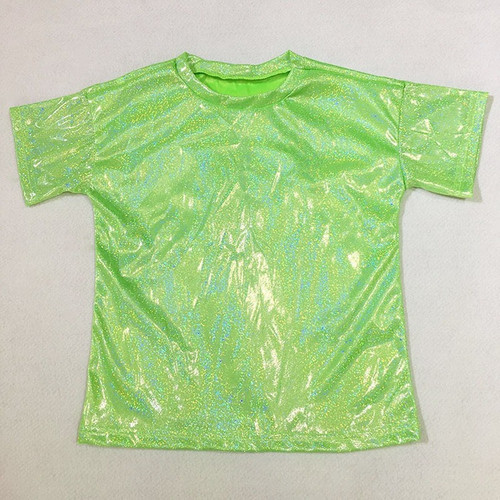 Unisex adult holographic shirt - unisex,