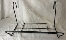 VINTAGE FRENCH OBLONG METAL WALL MOUNT BRACKET HANGER GARDEN Flower Box HOLDER