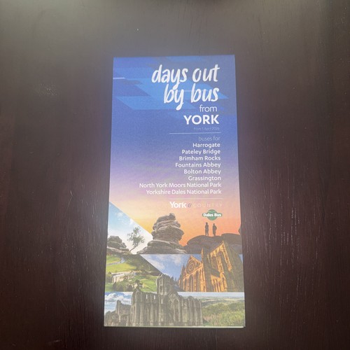 Bus timetable booklet days - -,