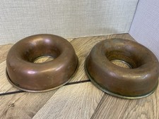 Pair of Vintage Round Copper