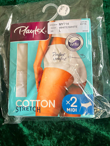 Playtex white cotton - so,