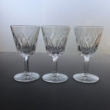 Sherry Port Wine Glasses x 3