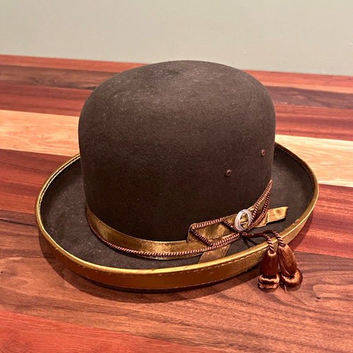 Borsalino men brown solid - men's,