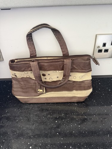 Brown leather radley handbag - leather,