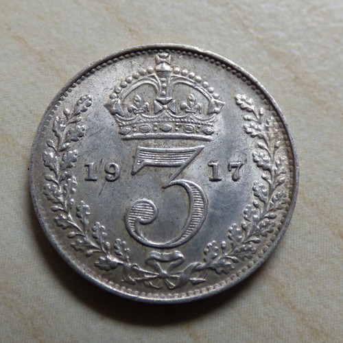 George threepence silver - george,