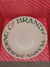 Emma bridgewater christmas toast large dish 11 "x 4" brandy plum pudding Round