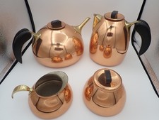 KARL HAGENAUR DESIGN RETRO COPPER TEASET BONGUSTO ITALY