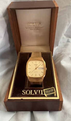 Nib vintage gold tone solvil - nib,