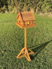 Handmade Wooden Bird Feeder Bird table