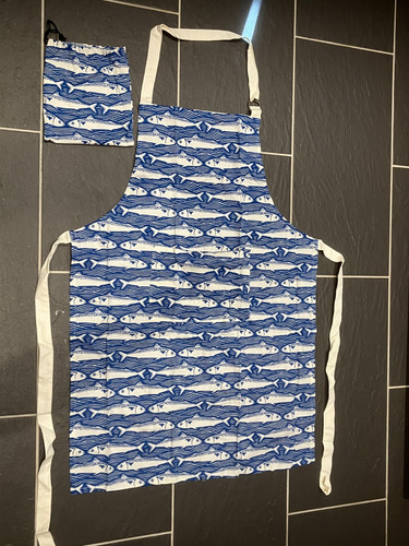 Cotton apron brand - new,