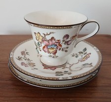 Wedgwood Trio "Swallow" Pattern  Cup, Saucer & Plate Bone China Made In England