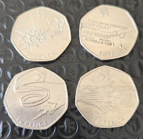 2012 olympic 50p - 4x,