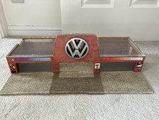 Die Cast Model Car VW Volkswagen Wooden Display Case Showroom Garage Kids Toy