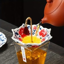Ceramic Umbrella Tea Strainer
