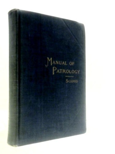 Manual patrology bernard - of,