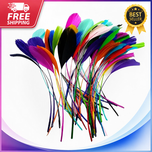 Long fascinators feathers - long,