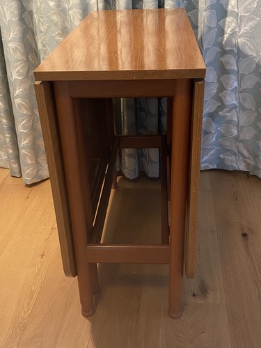 Teak laminate gateleg - teak, table