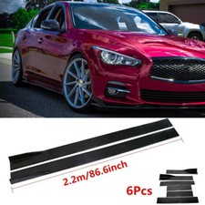 2.2m Glossy Black Side Skirts