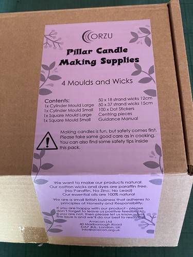 Orzu pillar candle - orzu, kit