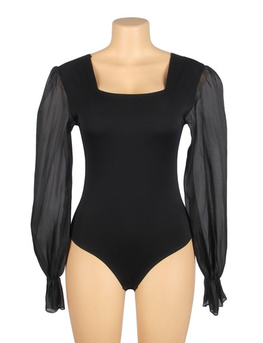 Wow babe black sheer long - babe,
