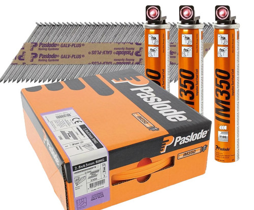 Paslode im350 8mm 63mm - 2.8mm, x
