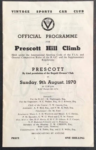 Prescott aug 1970 vscc hill - aug,