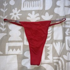 Wife’s Brand-New Sexy Satin Field Thong Elastic Waist Size Large ❤️