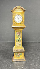 Vintage Mini 22cm Decorative Grandfather Clock Working Order