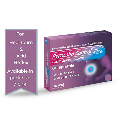 Pyrocalm control 20mg tablets - control,