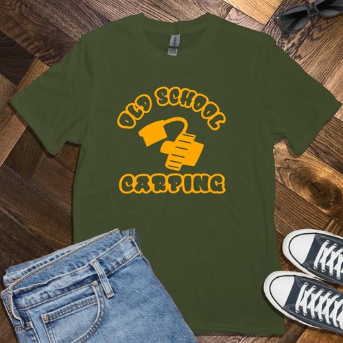 Old school carping - old, t-shirt