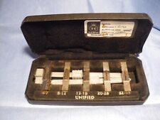 Unified Marlco Thread Measuring Parallels Thread Measuring Set 60 Deg UNF UNC