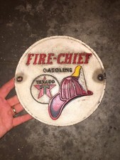 Texaco Fire Sign Fireman