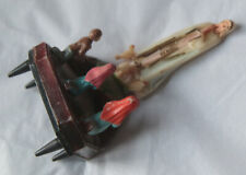 Kitsch / Vintage Plastic Figure - Children praying to Lady Fatima