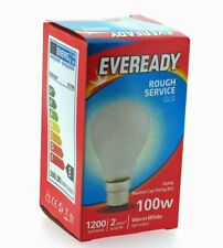 5 x Eveready 100W BC B22 Pearl GLS Light Bulbs