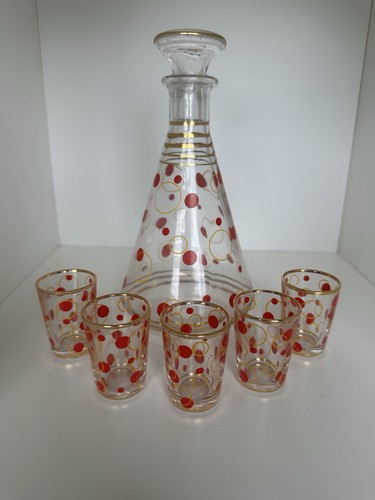 Vintage retro french glass - french,