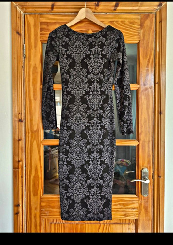 Boohoo black grey - boohoo, damask