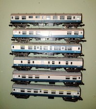 6 of Lima blue coaches N Gauge