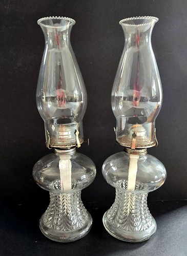 Pair cut glass cystal - pair, of